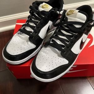 Nike Men's Dunk Low World Champs- Black and White- Size 11